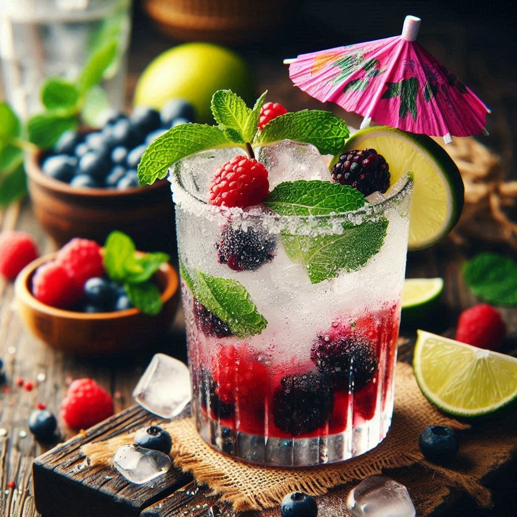 Mezcal Berry Smash
